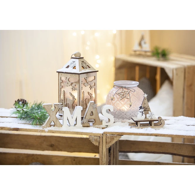 Deko-Schriftzug - XMAS - Aus Holz - 24 X 2,5 X 8,5 4 Deko-Schriftzug - XMAS - Aus Holz - 24 X 2,5 X 8,5 – Bild 2