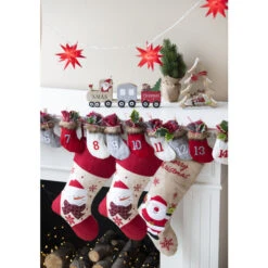 Nikolausstrumpf - Santa - 45 Cm -Saisonale Dekorationen alles3785