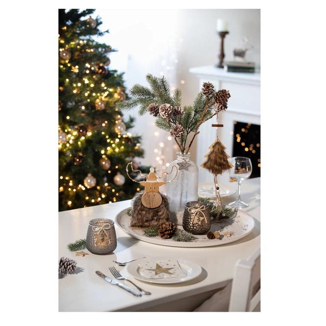 Rentier - Aus Holz - Ca. 13 X 5 X 24 Cm 4 Rentier - Aus Holz - Ca. 13 X 5 X 24 Cm – Bild 2