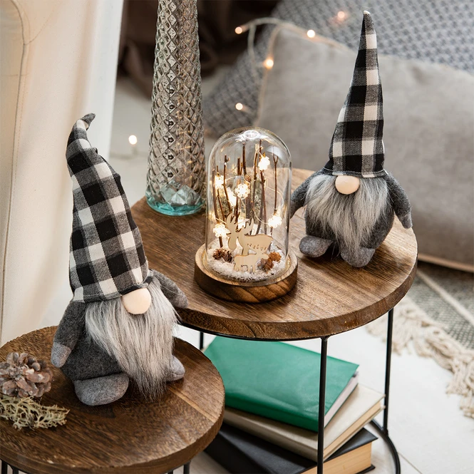 LED-Dekoglocke - Rentiere - Aus Glas - Ca. 10,5 X 10,5 X 17 Cm 3 LED-Dekoglocke - Rentiere - Aus Glas - Ca. 10,5 X 10,5 X 17 Cm