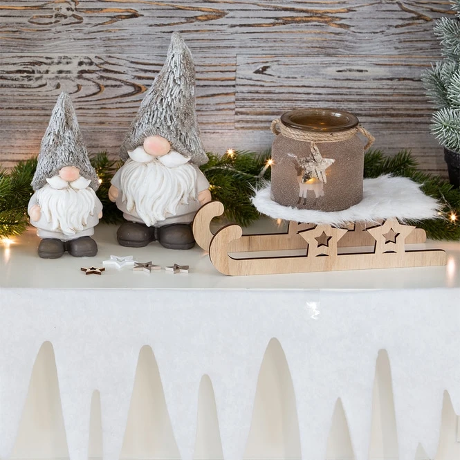 Deko-Schlitten - Aus Holz - Ca. 29,5 X 11 X 8 Cm 4 Deko-Schlitten - Aus Holz - Ca. 29,5 X 11 X 8 Cm – Bild 2