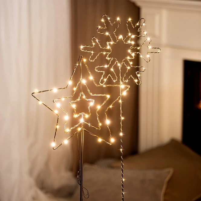 LED-Pflanzenstecker - Stern - Ca. 87 X 35 Cm 5 LED-Pflanzenstecker - Stern - Ca. 87 X 35 Cm – Bild 3