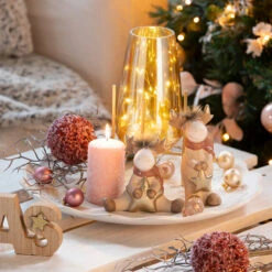 Rentier - Aus Keramik - Ca. 7,5 X 6,5 X 15 Cm