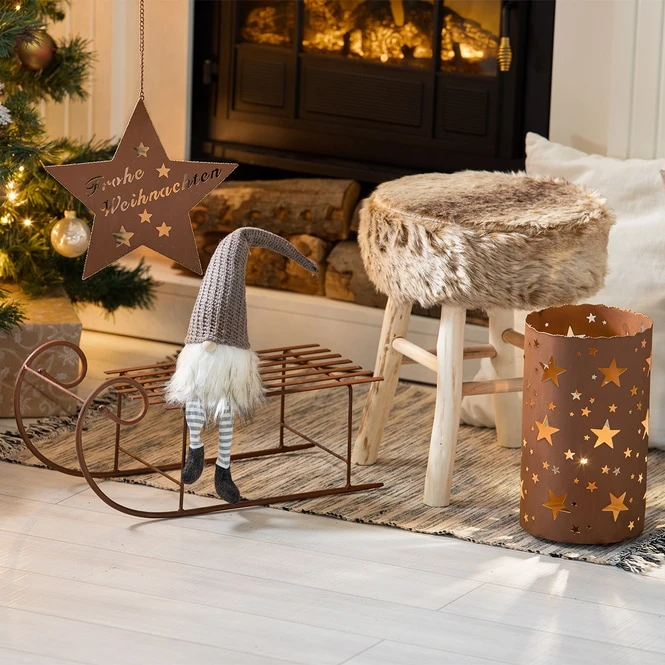 Deko-Schlitten - Ca. 45 X 20 X 20 Cm 3 Deko-Schlitten - Ca. 45 X 20 X 20 Cm