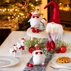 LED-Wichtel - Ca. 11 X 11 X 50 Cm -Saisonale Dekorationen alles5812