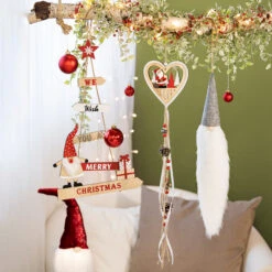 Christbaumkugeln - Rotmix - Aus Glas - 9 Stück