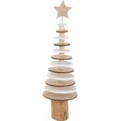 Tannenbaum - Aus Holz - 7,5 X 25 Cm - 1 Stück
