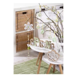 Dekohänger Aus Holz - Blume - Ca. 64 X 12 Cm - 1 Stück -Saisonale Dekorationen blume4