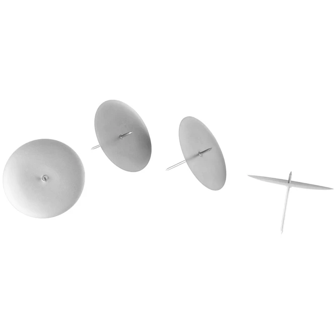 Halter Für Adventskerzen - Ca. 7 Cm - 4 Stück - Silber 4 Halter Für Adventskerzen - Ca. 7 Cm - 4 Stück - Silber – Bild 2