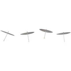 Halter Für Adventskerzen - Ca. 7 Cm - 4 Stück - Silber 9 Halter Für Adventskerzen - Ca. 7 Cm - 4 Stück - Silber -Saisonale Dekorationen gold3