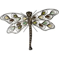 Wanddeko - Libelle - 58 X 4 X 41 Cm