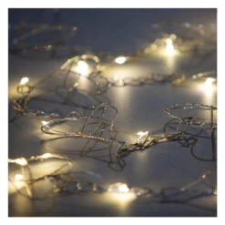 LED-Girlande - Herzen - 150 X 7,5 Cm - 1 Stück -Saisonale Dekorationen silberne