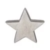 Standdeko - Stern - Aus Keramik - Ca. 14,5 X 3,5 X 14 Cm -Saisonale Dekorationen weihnachtsdeko stern silber 199259